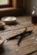 Gousses de vanille - Eprouvette en verre contenant 2 gousses